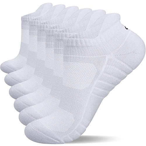 Low Cut Cushioned Running Tab Sports Socks for Men and Women 6Pairs Lapulas Athletic Ankle Socks Low Cut Cushioned Running Tab Sports Socks for Men and Women 6Pairs Lapulas Athletic Ankle Socks